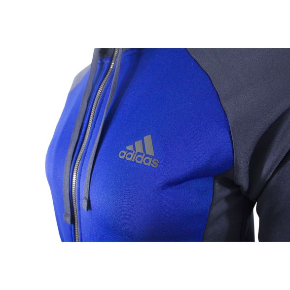 sudadera adidas azul mujer